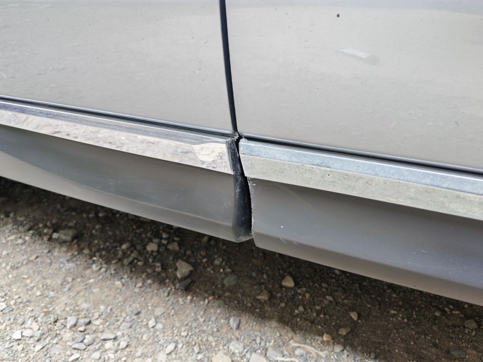 Справа до обработки, слева после — Subaru Forester (SJ)