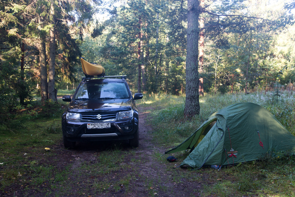 Утро на Ладоге. — Suzuki Grand Vitara (2G)