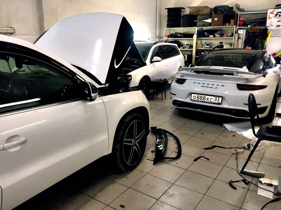 Белое братство, в тюнинг Ателье-DESIGN STATION! — Volkswagen Tiguan (1G)