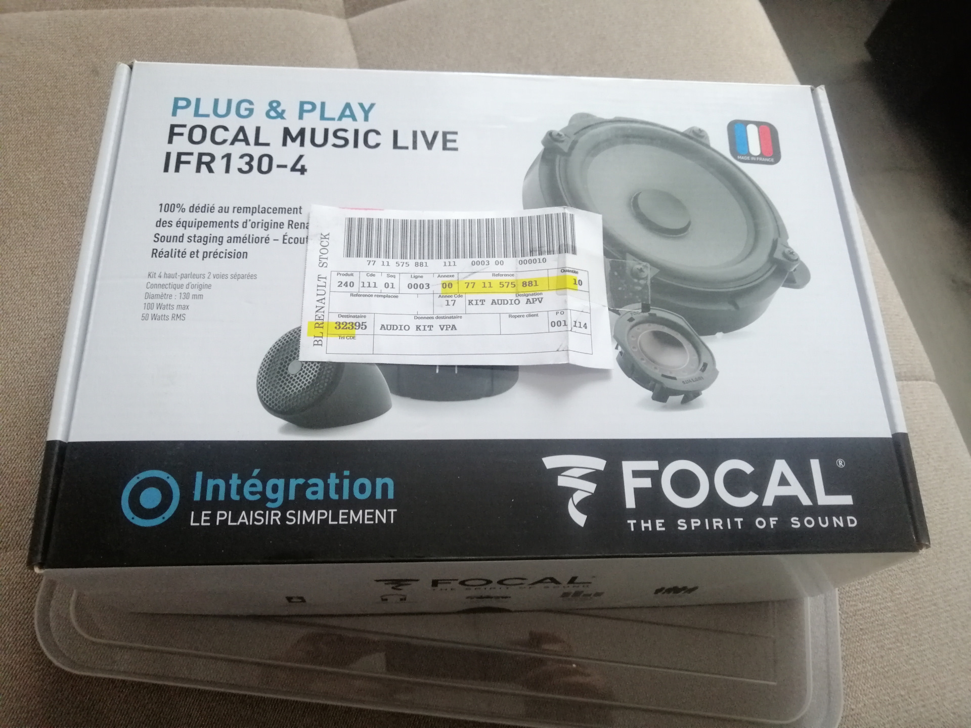 Focal Music Live IFR 130-4 и Focal RCX-130 — Renault Duster (1G