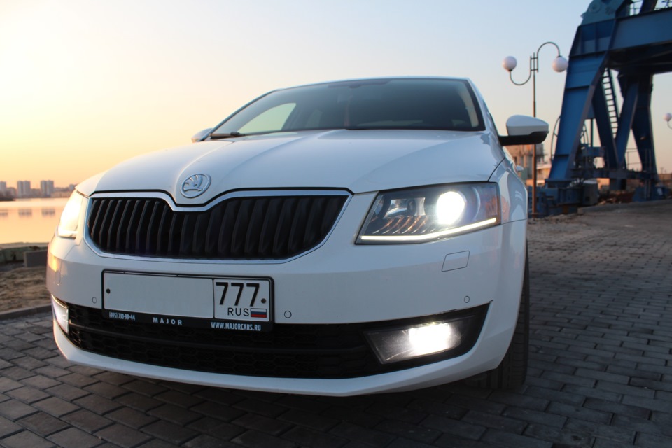 Здесь к сожалению не видно как она села! )) — Skoda Octavia A7 Mk3