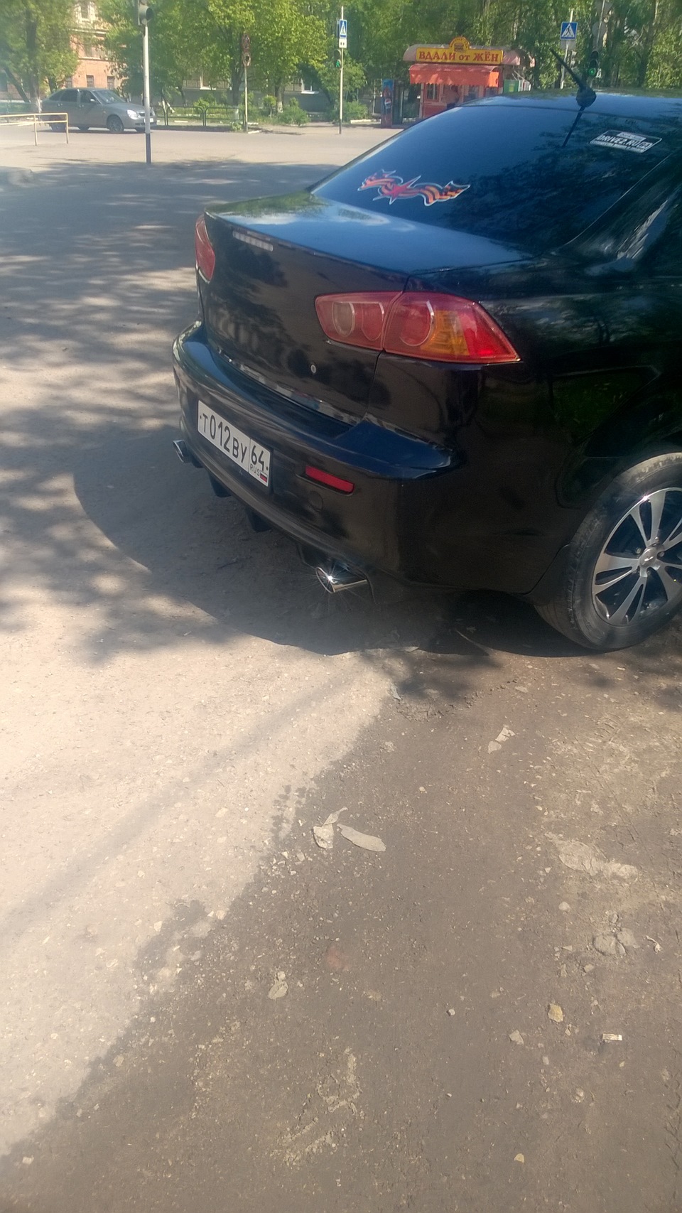 7. — Mitsubishi Lancer X. Запчасти на фото: Z3155