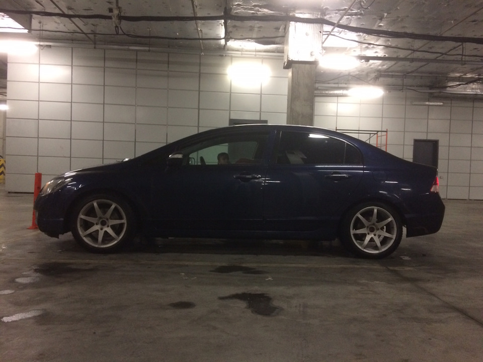 Все собрано, машина на новых пружинах -30 — Honda Civic 4D (8G)
