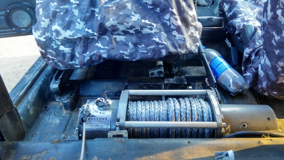ну и, собственно, намотка троса — Lada 4x4 3D