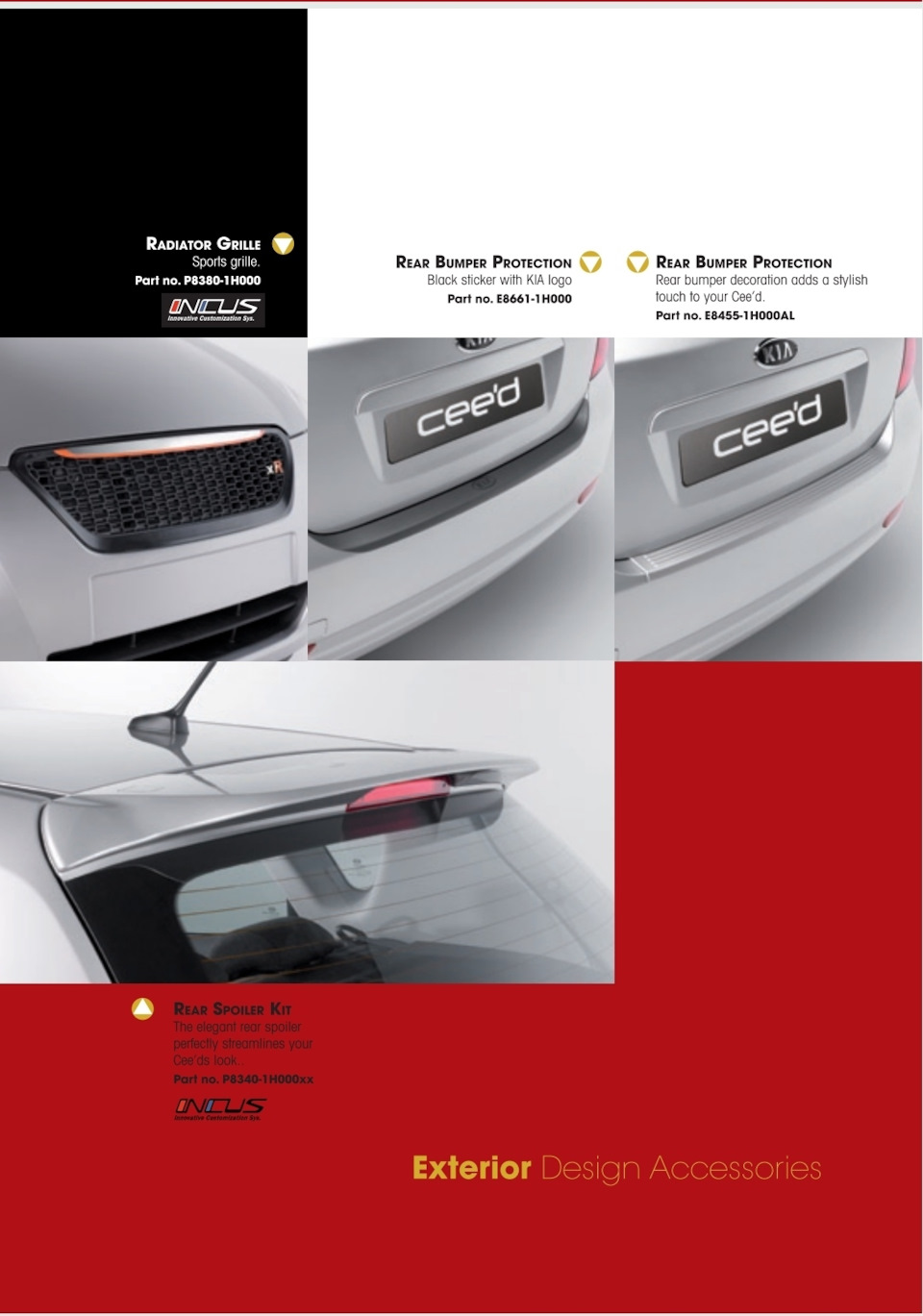 Фото в бортжурнале KIA Ceed (1G). Запчасти на фото: P83801H000, E86611H000, E84551H000AL, P83401H000XX