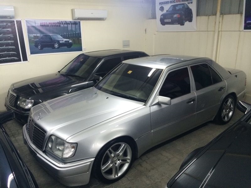 Е500 limited перекрашена в 777 серебро — Mercedes-Benz E-Class (W124)