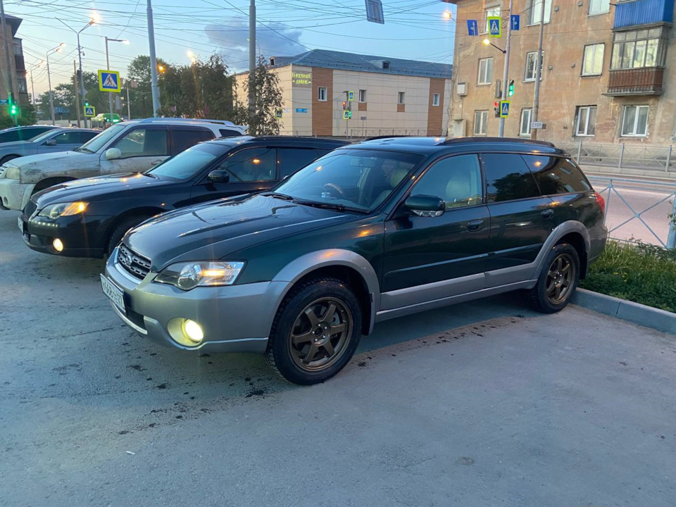 Сразу после шинки на мойку — Subaru Outback (BP)
