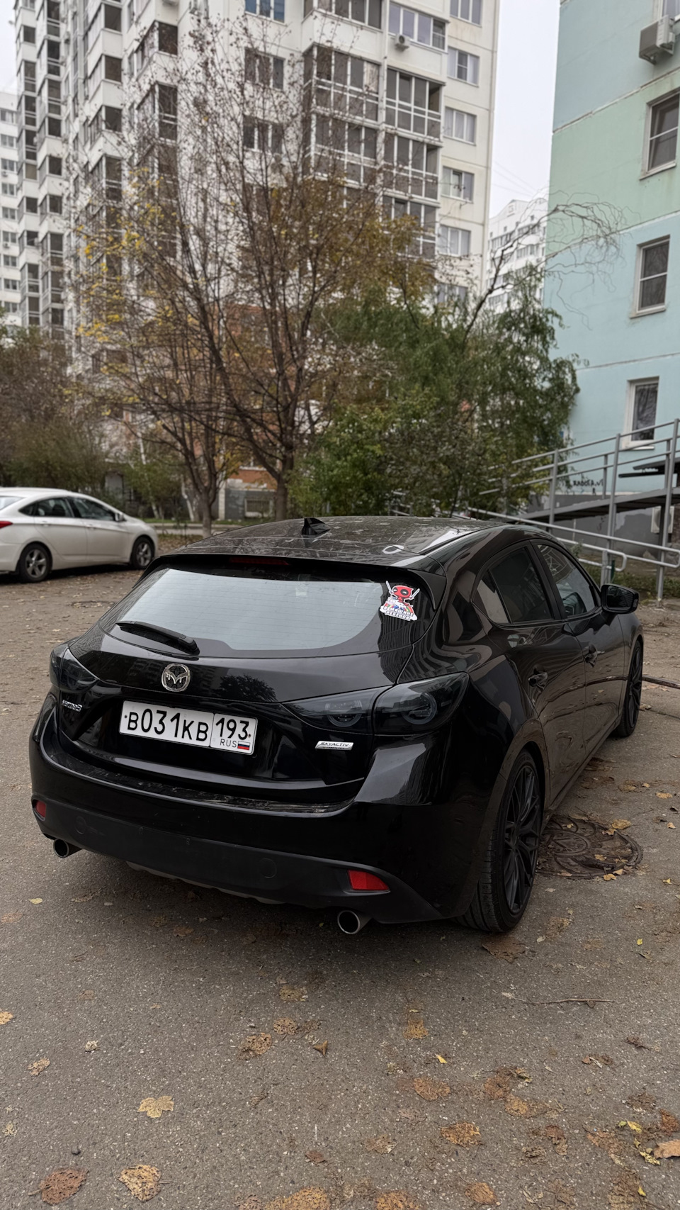 Перенос номера часть 48483828 — Mazda 3 (3G) BM бензин, 2 л, 2016