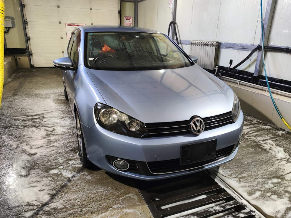 Первая мойка перед обклейкой — Volkswagen Golf Mk6