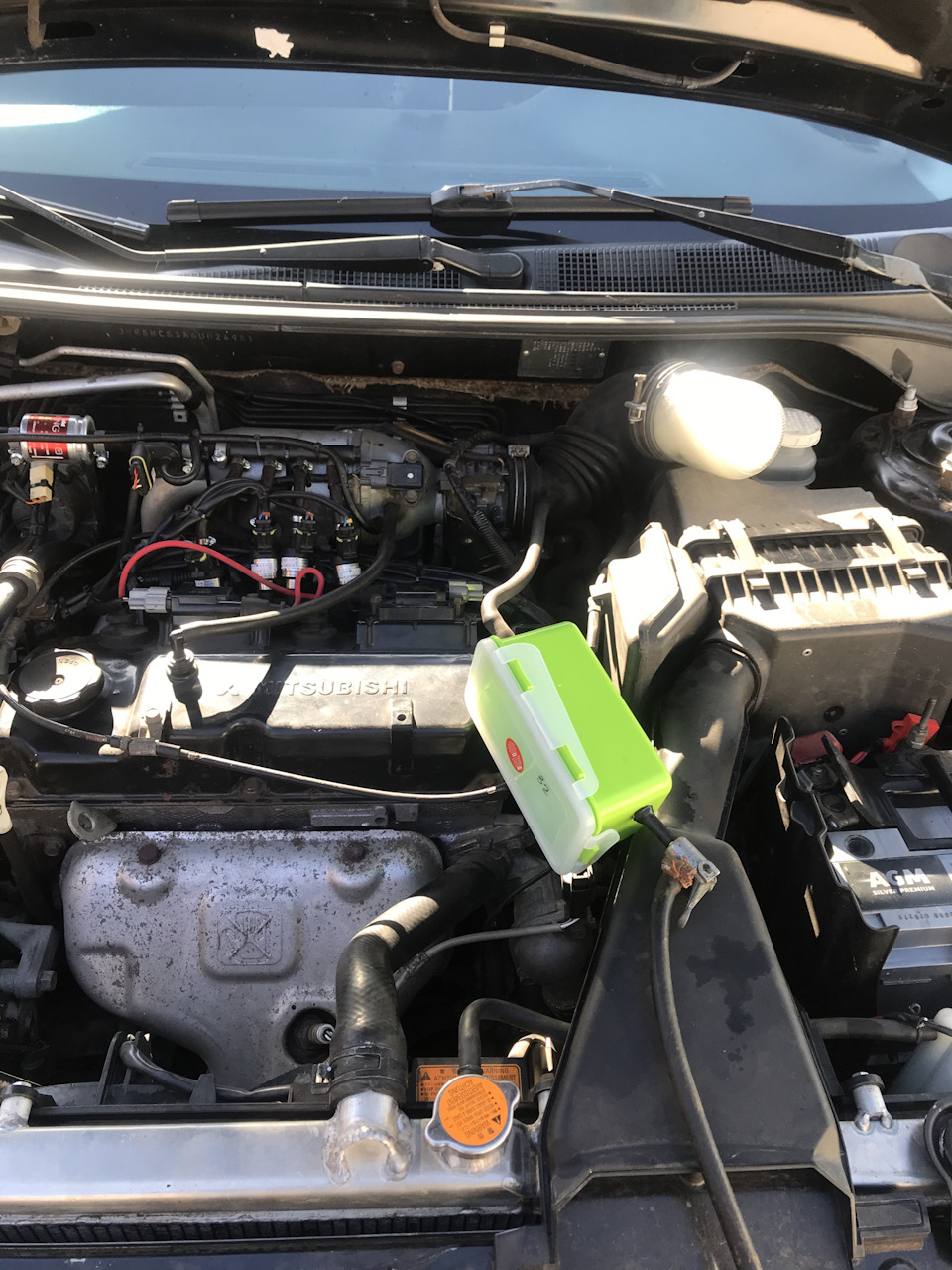 В работе — Mitsubishi Lancer IX