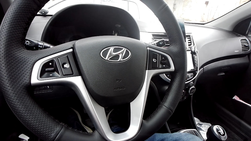 Мультируль на Солярис — Hyundai Solaris (1G)