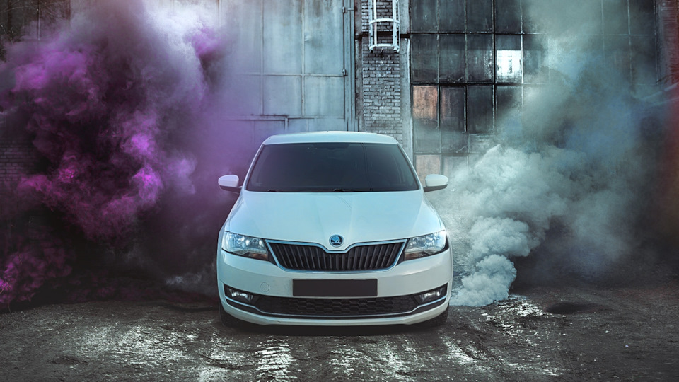Skoda Rapid White