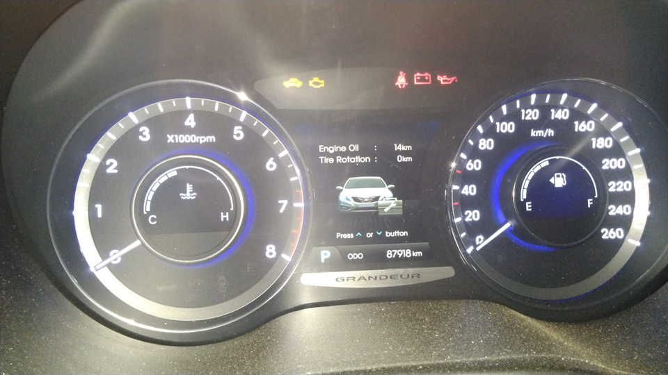 В этот раз доехал прям впритык — Hyundai Grandeur (HG)