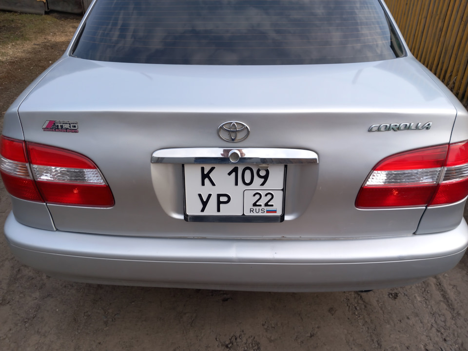 Вид сзади стал гораздо эстетичнее) — Toyota Corolla (110)