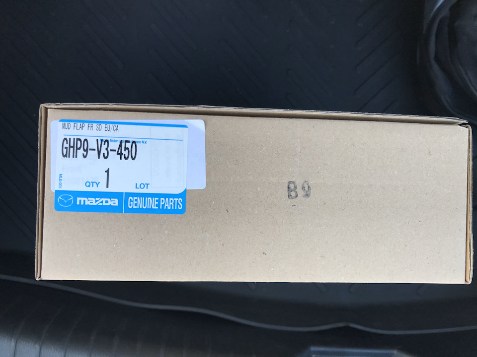 GHP9V3450 Брызговик 6/ATENZA 12- LH передний Mazda | Запчасти на