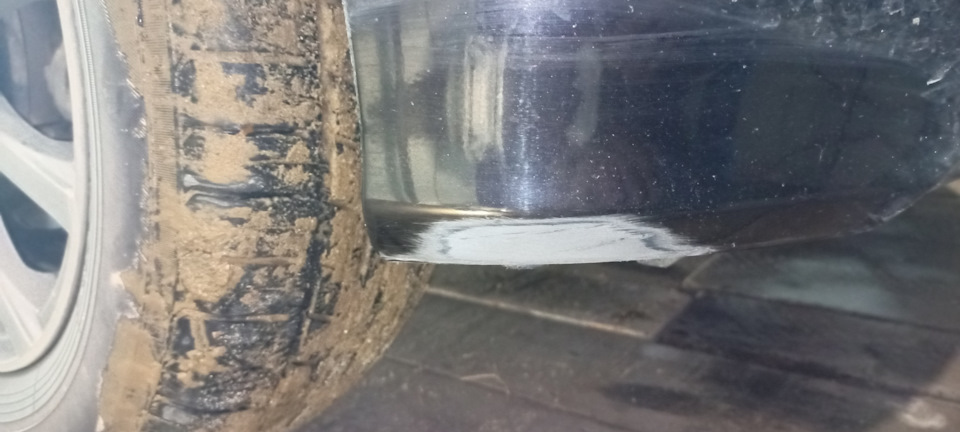 Шкуранул грубой. Потом помельче. — Honda Freed (1G)