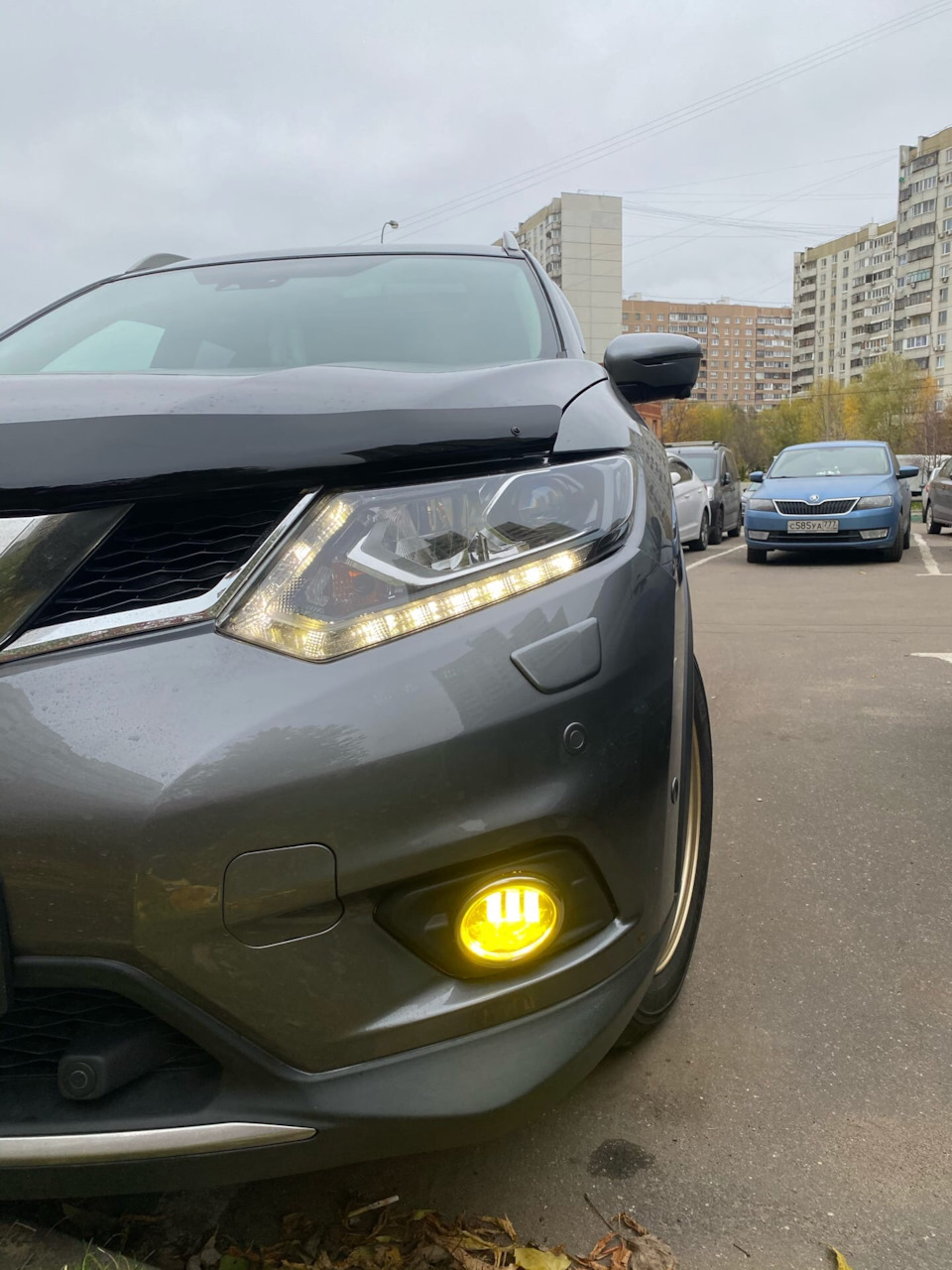 Жёлтый свет 3000К — Nissan X-Trail III (t32)