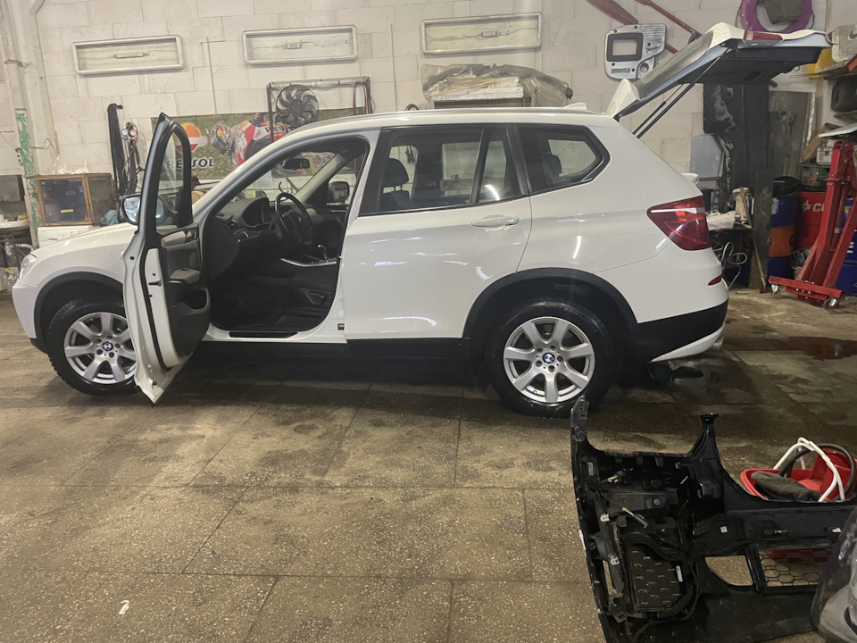 Барс в процессе дооснащения 1 — BMW X3 (F25)