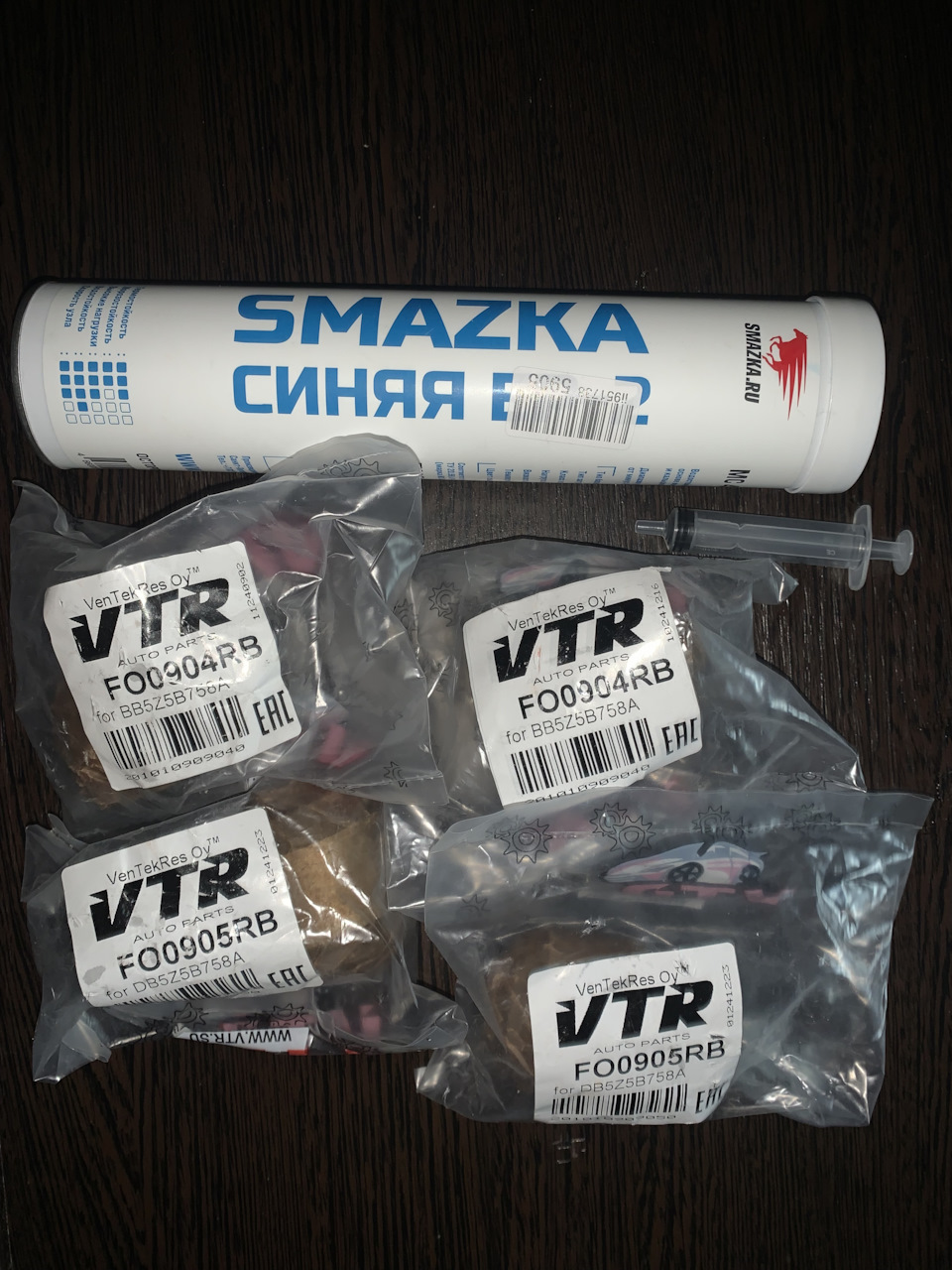 FO 0905RB Плавающий сайлентблок цапфы задней подвески, верхний VTR