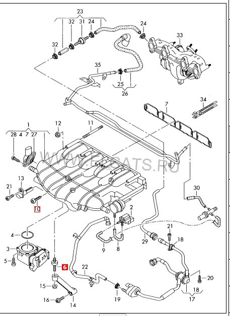 Фото в бортжурнале Volkswagen Passat B6. Запчасти на фото: 284727