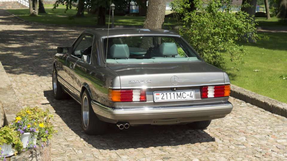 Сухопутная яхта Mercedes-Benz SEC500 S-class Coupe (C126). Интервью с ...