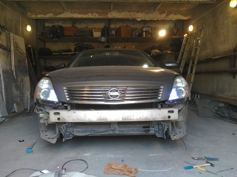 Светят довольно ярко. — Nissan Teana (J31)