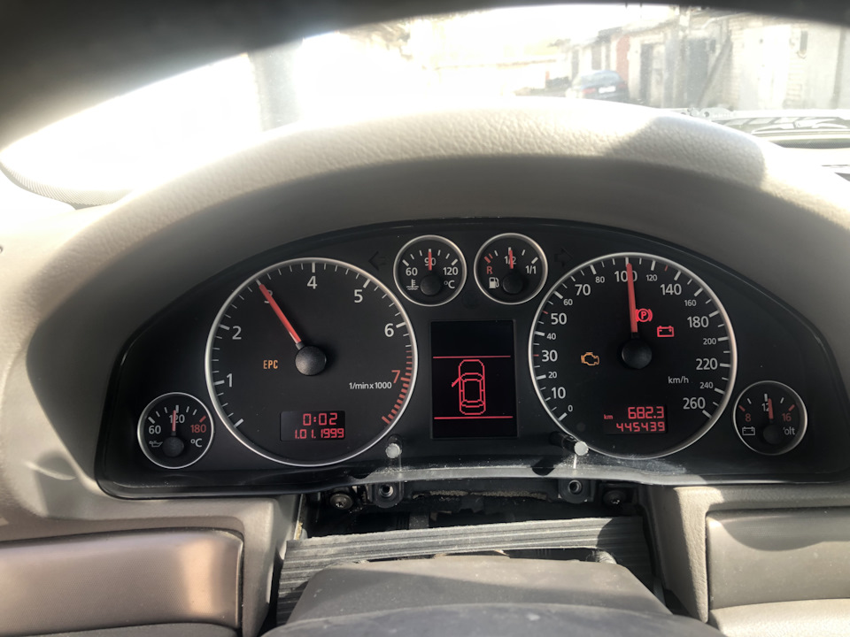 Европейская приборка vdo 920 + AFIS — Audi A4 (B5) бензин, 1,8 л