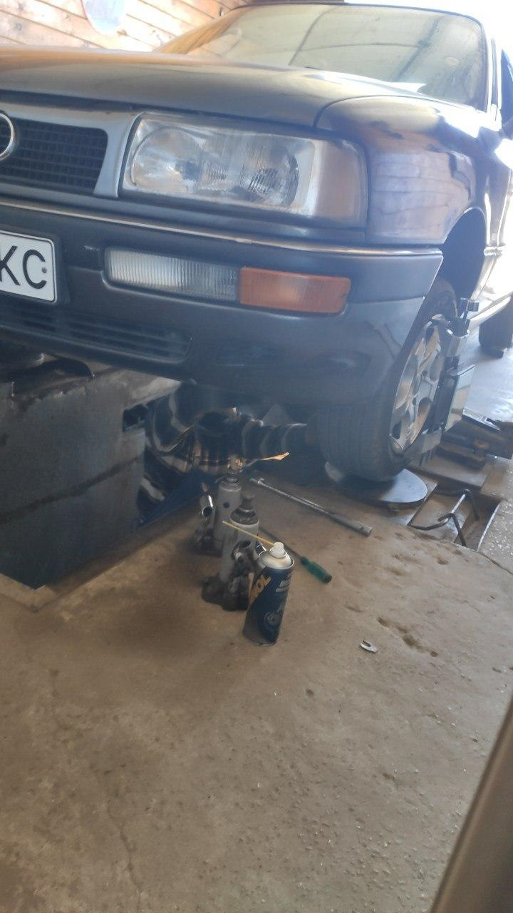 сделан сход-развал у мастера — 250 грн — Audi 90 (B3)