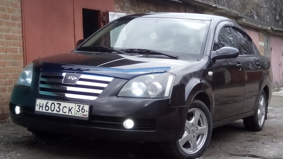 Chery Fora совсем чёрная крошка