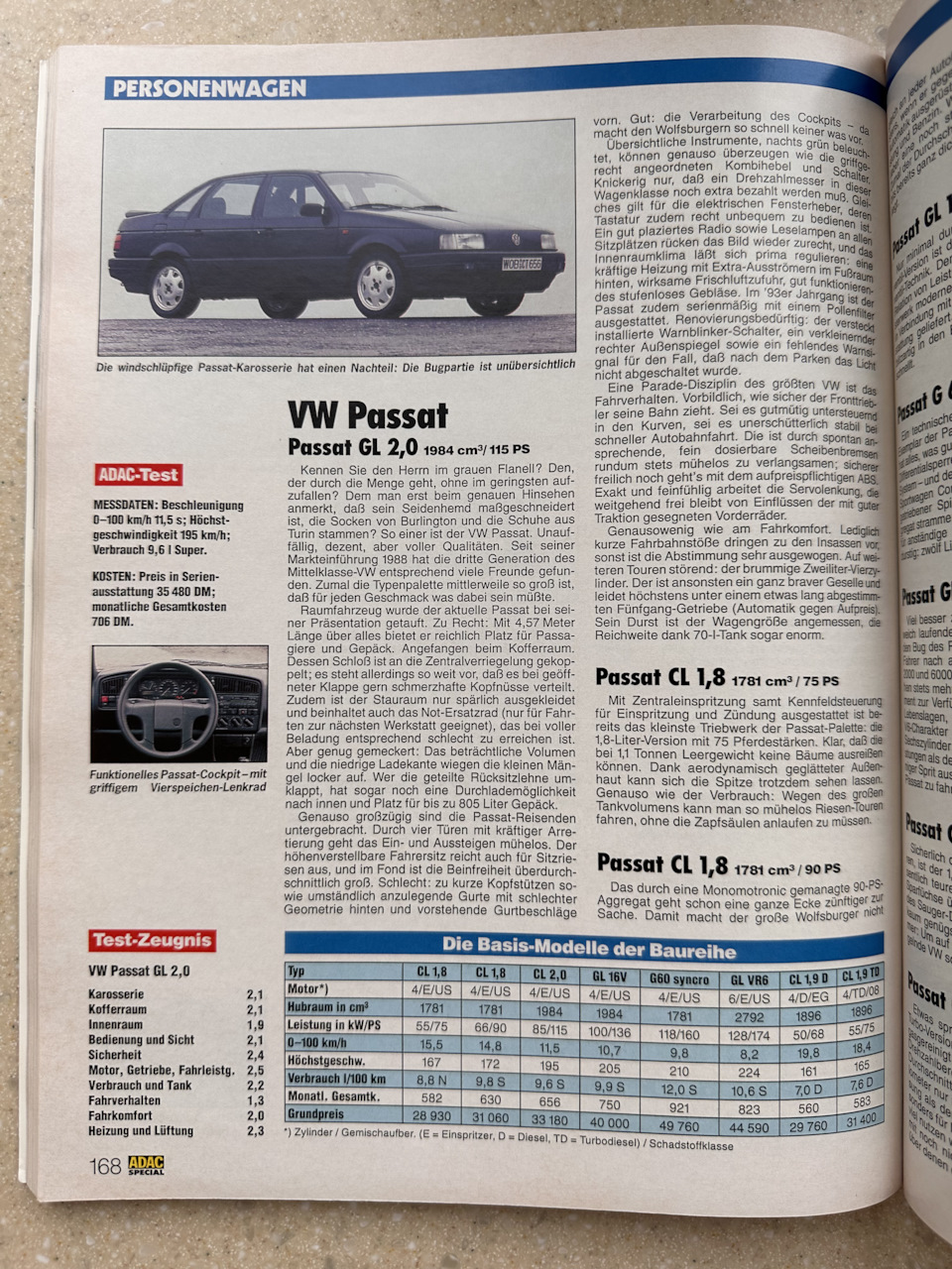 Пассат — Opel Vectra A. Found on photo: SPECIAL