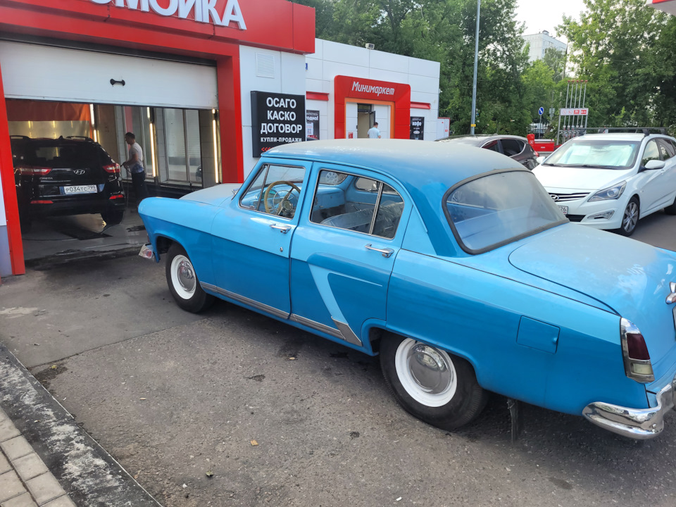 в пыли на мойку — ГАЗ 21