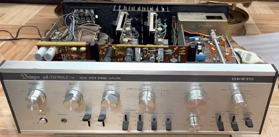 ONKYO 1973-75: A-711/150, A-722mkII/150, A-722NII/160, A-733MkII