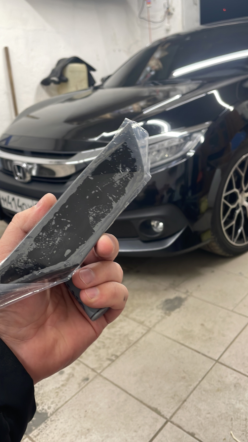 💣чёрного много не бывает — Honda Civic 4D (10G)