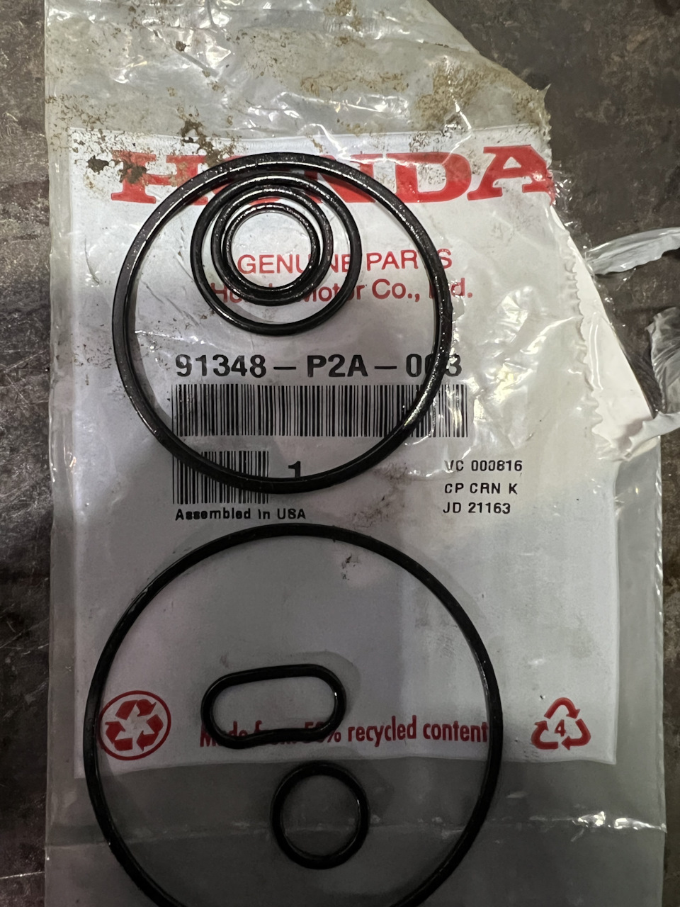 Фото в бортжурнале Honda Accord (7G)