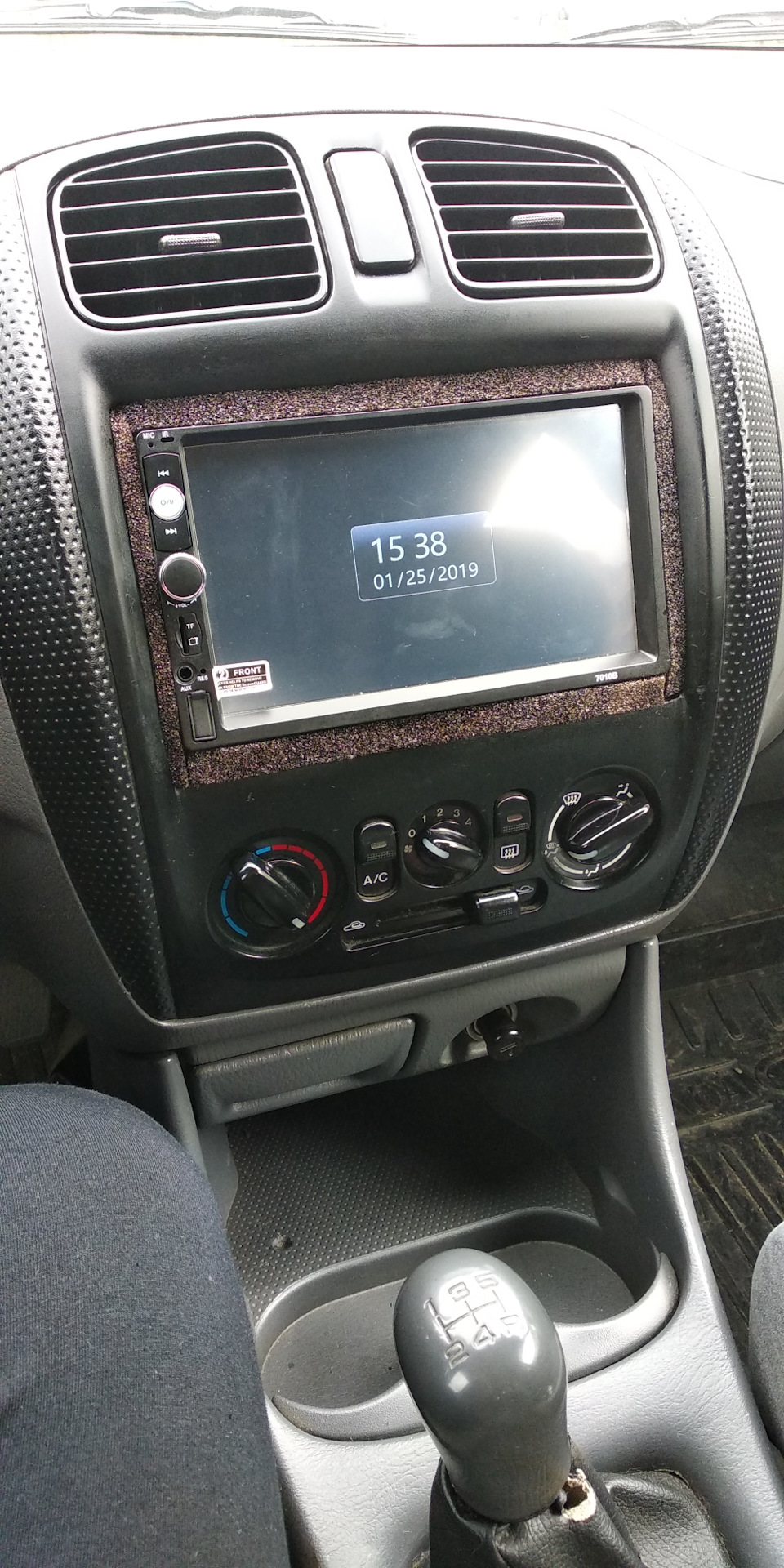Переход на 2din — Mazda 323 VI бензин, 1,5 л, 1999 года | автозвук