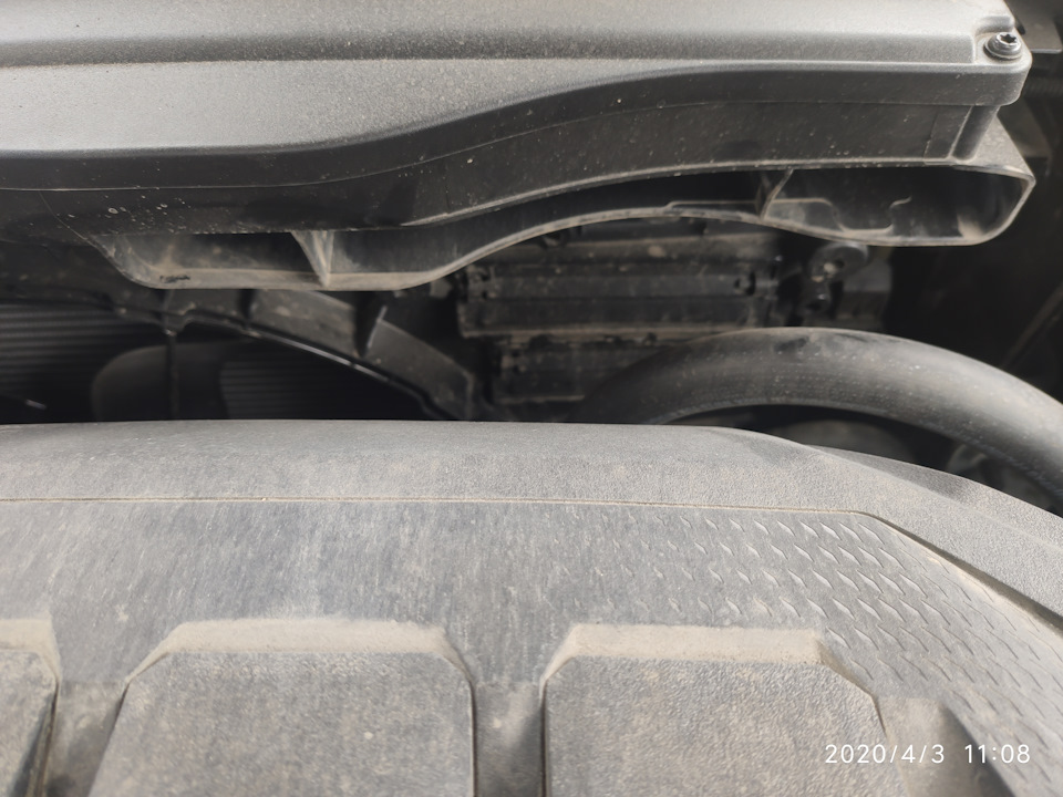 Место для установки заглушки — Volkswagen Tiguan (2G)