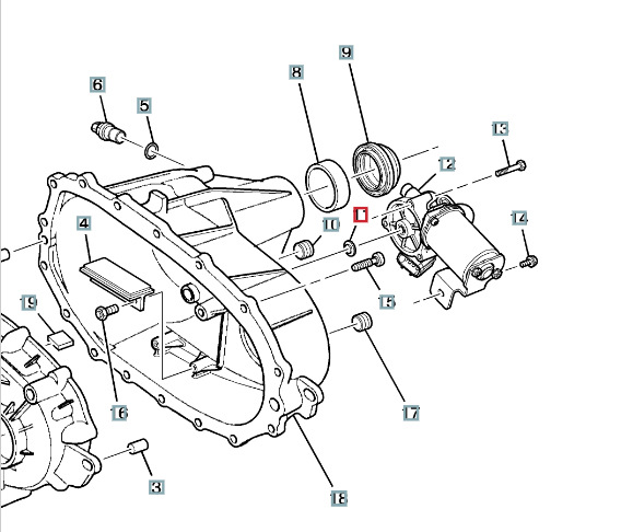 Отметил отсутствующий сальник на схеме. — Hummer H3