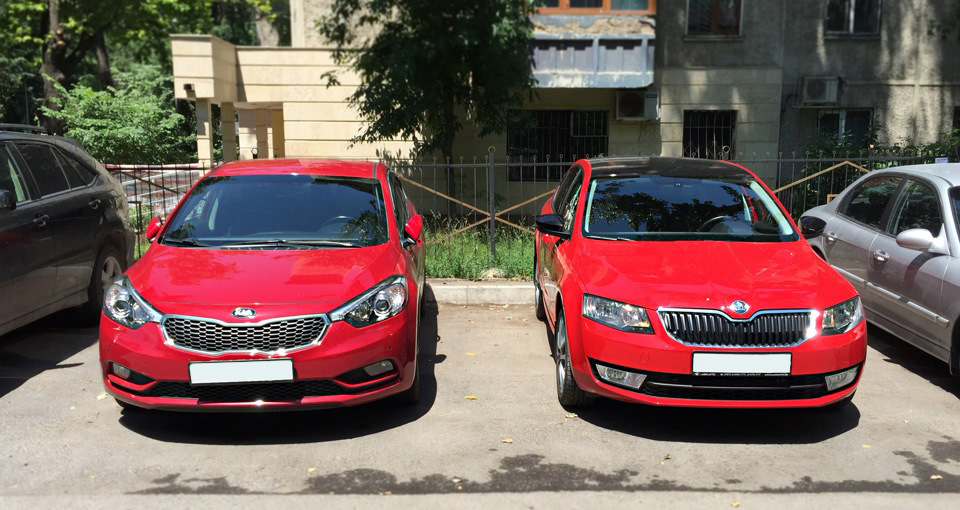 KIA Cerato New, Skoda Octavia Mk3 — Skoda Octavia A7 Mk3