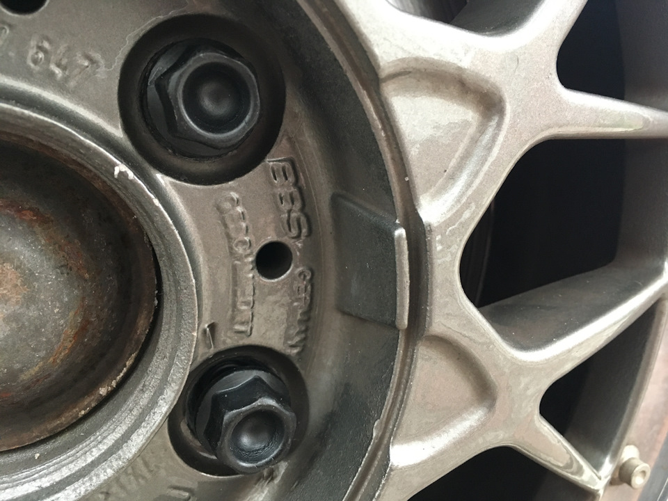 Немецким BBS — немецкие болты. — BMW 3 series Coupe (E46)