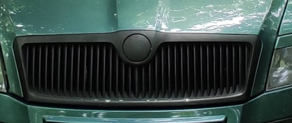 Вот так это выглядело, внизу видно отслоение — Skoda Octavia A5 Mk2