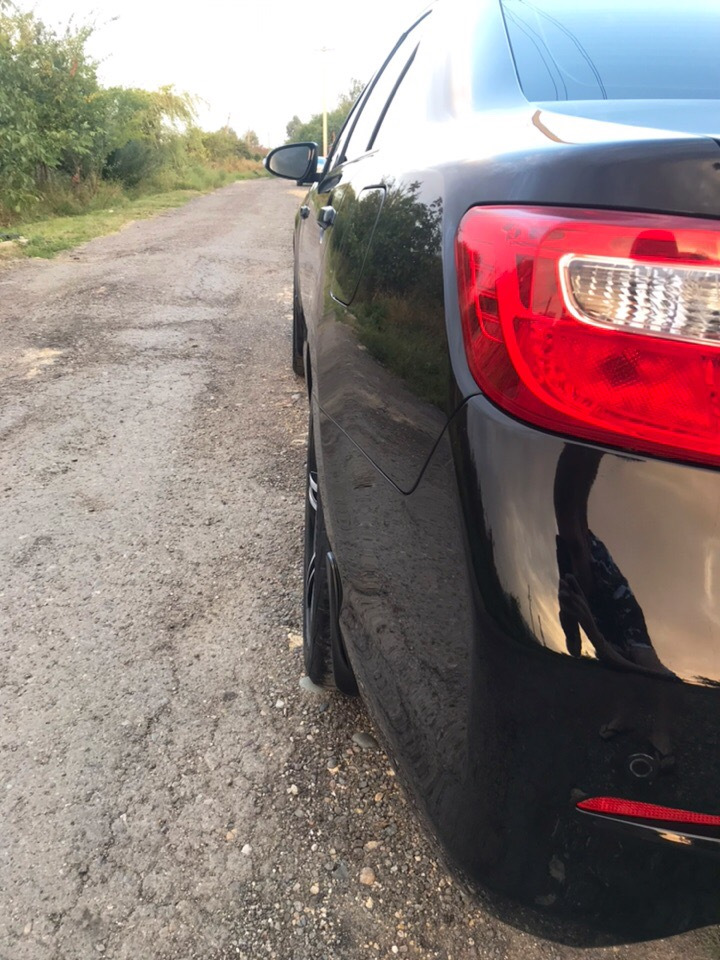 По параметрам самих дисков, встали они отлично по вылету — Toyota Camry (XV50)