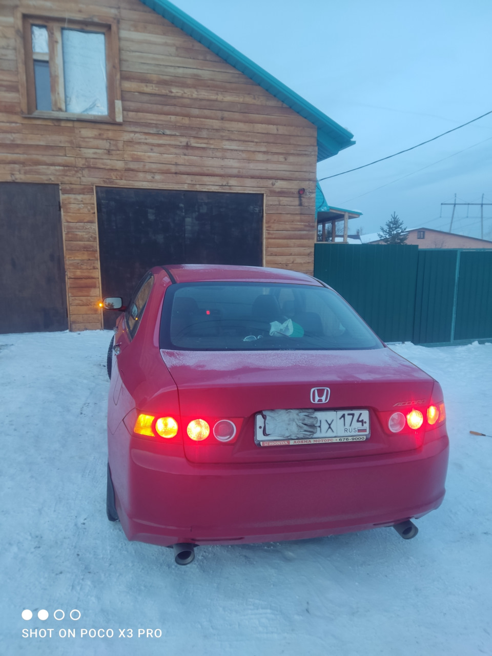 габариты+ поворотники — Honda Accord (7G)