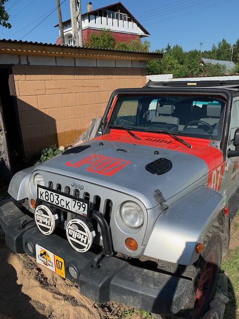 Закончили упражнение — Jeep Wrangler (JK)