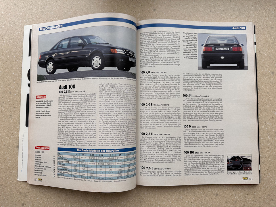 Ауди 100 — Opel Vectra A. Found on photo: D2370