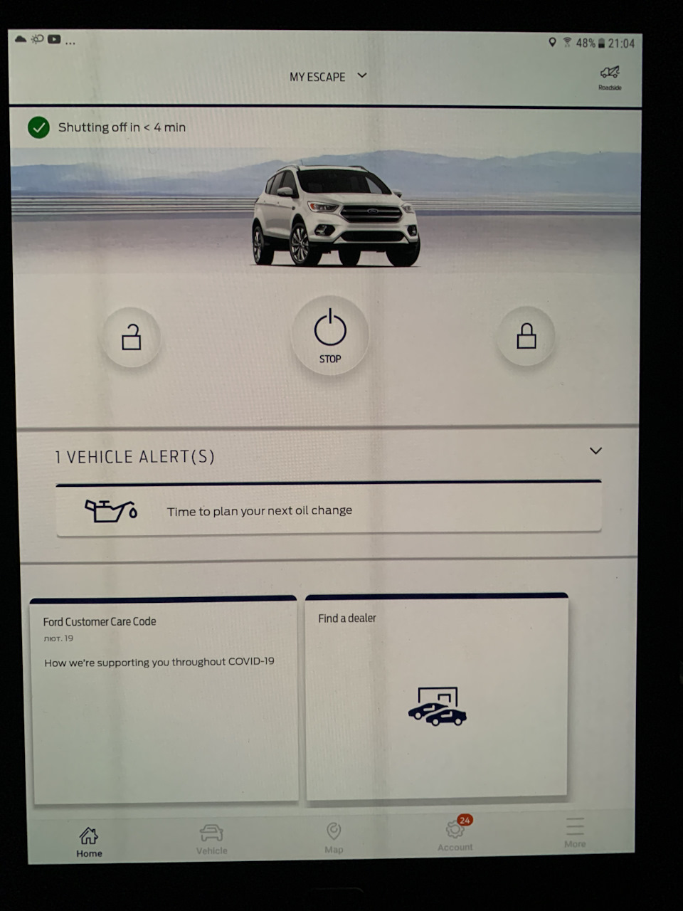 Жизненный цикл Масла — Ford Escape (3G)
