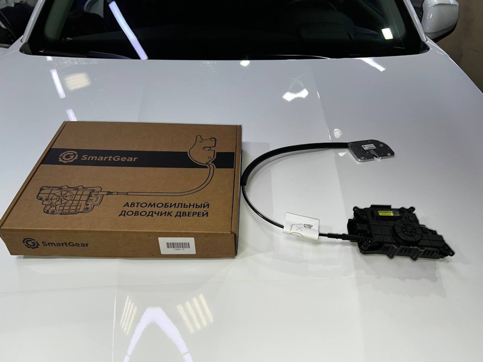 Вот так выглядит комплект на одну дверь — Geely Tugella