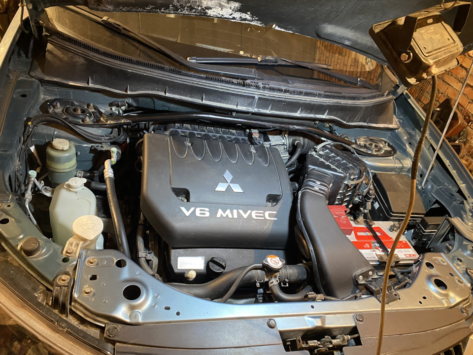 все готово. Красота! — Mitsubishi Outlander XL