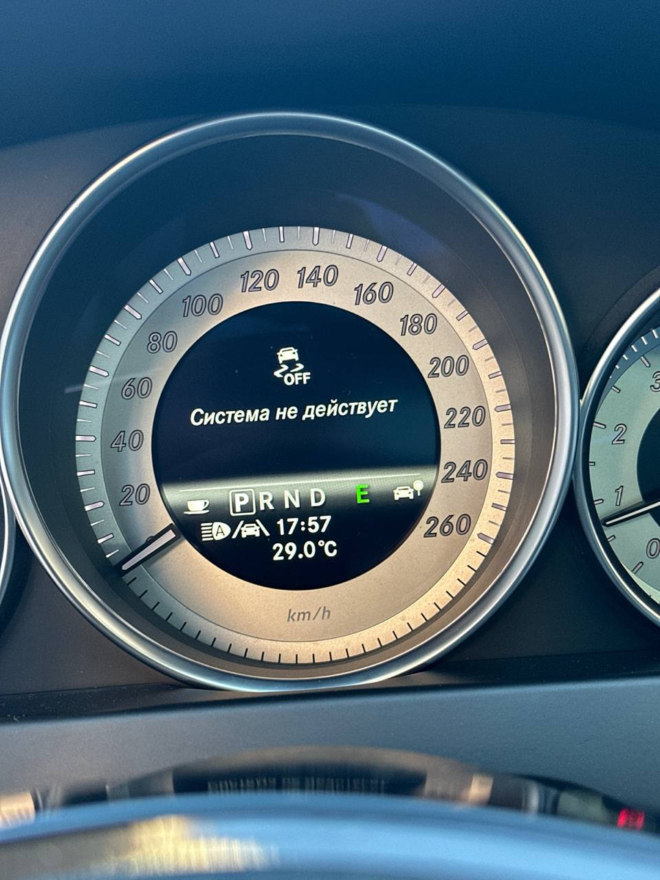 После кодировки на приборной панели появится ошибка — Mercedes-Benz C-Class (W204)