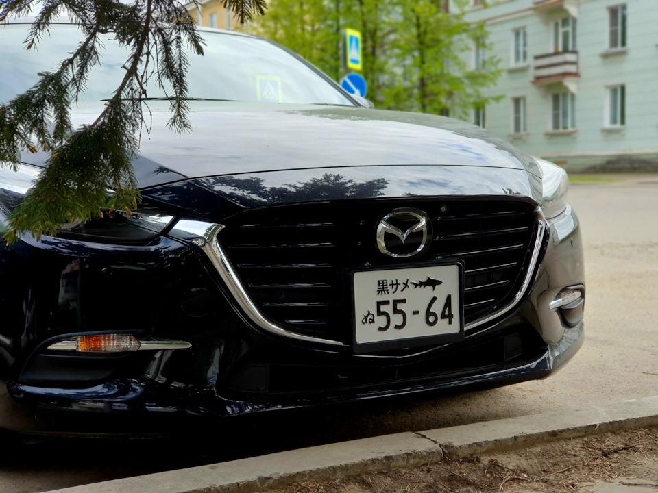 ▶️ #4 Кастомизация Mazda Axela. JDM номера и немного истории