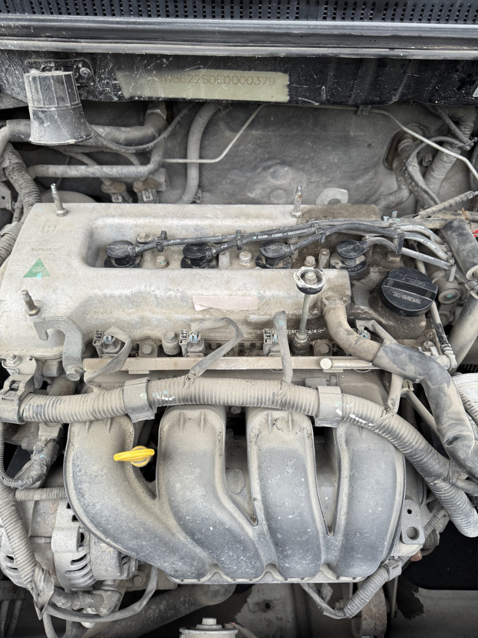 Замена свечей на иридий и клапан PCV — Geely Emgrand EC7 RV бензин, 1,5 ...